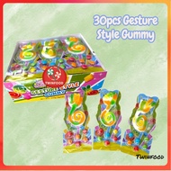 30pcs x8g Leanseng Gestule Style Gummy with bubble gum (HALAL)