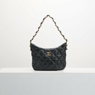 二手 Chanel 22k hobo 腋下包/黑色復古金