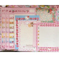 Set Of 9 Old-Year-Old Kitty Sugar Strawberry Paper 🩷