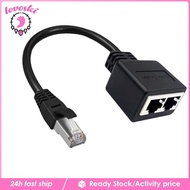 [Lovoski] Ethernet Splitter Cable, Y Splitter Adapter LAN Ethernet Cables Internet Adapter for