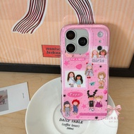 For iPhone 16 Pro Max Case TPU Phone Case For iPhone 17 Pro Max 16 15 14 13 Cover 手机壳 Aesthetic Kore