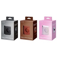 [DJS LIFESTYLE]【香港富士原廠製造】FUJIFILM INSTAX MINI EVO 富士即影即有菲林相機智能手機無線打印機保護套有「黑色」、「啡色」、「粉紅色」3 款顏色選擇！歡迎親臨