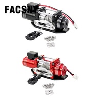 Metal Simulated Electric Winch 6V 9lbs Load Capacity for 1/10 RC Crawler Car TRX4 TRX6 SCX10 D110 D9