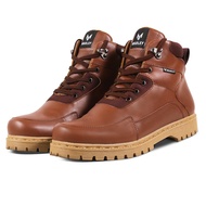Marley Victor 01 - Sepatu Boots Pria Sepatu Kets Kuliah Kerja Hangout Warna Coklat