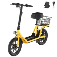 Hoverfly Z5 Electric Scooter with Seat, 18.6Miles Range&15.5Mph Power by 550W Peak Motor, 14" Tire&H