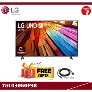 [ Delivered by Seller ] LG 75" inch UT80 AI TV 4K Smart TV (2024) 75UT8050PSB