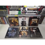 SILENT HILL, SAW II, F.E.A.R 2, FEAR 3, JERICHO, MURDERED, HORROR SURVIVAL PS3 GAMES USED DVD **PHYS