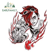 EARLFAMILY Lol Vi Car Stickers Personality Motorcycle Windshield Skateboard Vinyl Waterproof Decals 