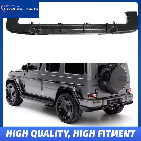 Topcar Dry Carbon Rear Spoiler For New G-Class W465 G450d G500 G63 Topcar Dry Carbon Rear Diffuser G