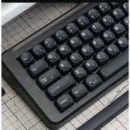 【Keycap Only】Minimalist Black Keycap 129 Keys MOA Profile PBT Dye-sub For Cherry MX Switch Mechanica