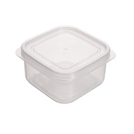 กล่องปิดผนึกกรอบ1/4ชิ้นตู้เย็นแบบโปร่งแสงกล่องตู้แช่แข็งในห้องครัวกล่องเก็บของเนื้อผลไม้กล่องเก็บของที่เก็บผัก