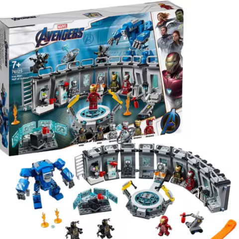 560pcs Man Hall of Armour Compound Battle Compatible Lepining 76125 Building Blocks Bricks Set Toys 