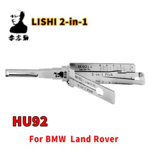 For BMW Lock Pick Tool Opening Car Lock Locksmith Tools China Supplier Original LISHI HU92 V.3 IGN D