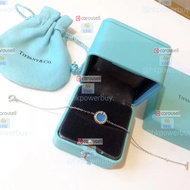 Tiffany蒂芙尼綠松石純銀可調節白金手鏈克領導823377飾品 送禮 禮物 手鏈 頸鏈