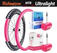 RideNow Ultralight MTB Bike Inner Tube26 27.5 29 Inch Gravel Road Bicycle 700C x 40 TPU Material Tire  French Valve Super Light