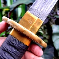 pedang samurai/katana t kardin Tkardin/teddy kardin baja Damaskus asli