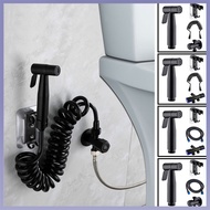 [5/10 High Quality] Matte Black Bidet Toilet Spray Douche Shattaf Shower Head Purifying Set