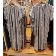 Uniqlo Short Sleeve Linen Blend Rileks Dress