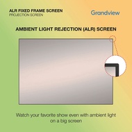 [GRANDVIEW] Edge Series ALR Fixed Frame Projector Screen