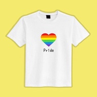 GAY PRIDE LGBTQ 彩虹 衣服 T恤 白T 童裝 純棉 吸濕排汗 涼感衣