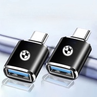 For BMW USB-C to USB-A Adapter Type-C Male to USB-A Port OTG Converter Adapter for bmw m sport x1 x6