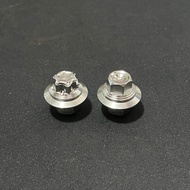 Salaya glass screw + 304 stainless steel temple - accessories