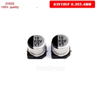 10PCS SMD Aluminum Electrolytic Capacitor 63V10UF 6.3*5.4MM 10UF63V 63V 10UF