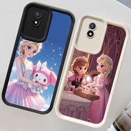 CH53 Elsa and Anna Soft Casing for VIVO V30E V30 Y02t Y02 Y02a Pro 5G Protective Case