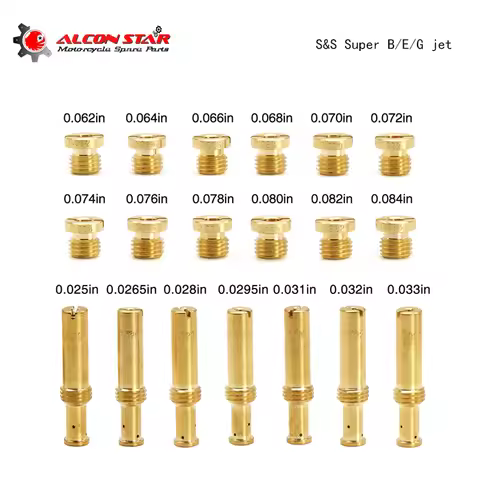 Alconstar Carburetor Main & Intermediate Jet Assortment Kit 35-0995 For S&S Super B/E/G Carbs EVO TC