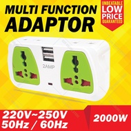 Portable Plug Socket Adapter Adaptor Dual USB Charging Port/Adaptor USB