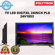Termurah Led Tv Digital Polytron 24 Inch 24V1853 Led Tv Polytron 24"