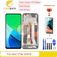 6.68นิ้วสำหรับ Vivo Y19s V2419สัมผัสหน้าจอ LCD ด้านหน้าหน้าจอดิจิตอลชิ้นส่วนอะไหล่สำหรับ Lcds