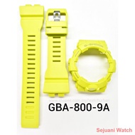 smartwatch Aksesori ﹍△△CASIO G-SHOCK BAND AND BEZEL GBA800/GBD800 100% ORIGINAL