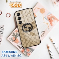 Softcase Glass Kaca SAMSUNG A34 & SAMSUNG A54 (5G) - Case Handphone SAMSUNG A34 & SAMSUNG A54 (5G) [
