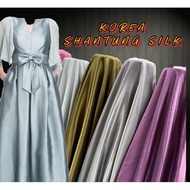 Shantung silk Indonesia kain pasang plain 58inci