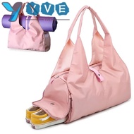 YVE Yoga Mat Bag, Nylon Large Capacity Travel Storage Bag, Practical Women Men Gym Fitness Handbags Bag