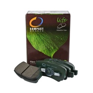 ผ้าดิสเบรคหลัง CEDIA CS ปี 05-07 COMPACT ดิส LIFE(ML) (ML-651) (สินค้าได้รับตามรูปที่แสดง)