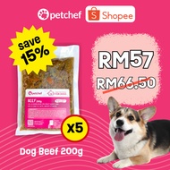 Petchef Dog Food (BEEF)| Fresh Cooked | Frozen | Wet Food| Healthy | Makanan Anjing | Makanan Sihat