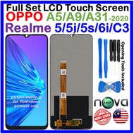 LCD Screen Fit OPPO A5 2020 OPPO A9 2020 OPPO A31 A11x Realme 5 5i Realme 5s 6i Realme C3