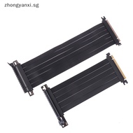 Zhongyanxi Full Speed PCIE 3.0 4.0 16x Riser Cable Graphics Card Extension Cable PCIE Express GPU Expansion Card Riser Shielded Extender SG