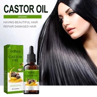 Organic Castor Oil Cold Pressed for Dry Skin Hair Loss Dandruff Thicker Hair, 60ml  Moisturizes Heals Scalp Skin Hair Growth Thicker Eyelashes &amp; Eyebrows