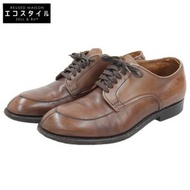 Alden 男士真皮V字頭皮鞋，ブラウン， 7D，54302，7D