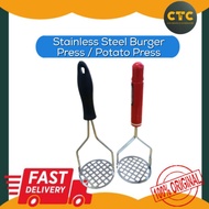 Stainless Steel Burger Press/ Potato Press/ Mashed Potato Maker/ Burger Presser/ Alat Ramly Burger /