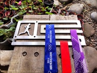 設計品獎牌陳列架 25cm寬適合靈活空間規劃獎牌懸掛架 路跑獎牌架