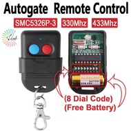 Auto Gate SMC5326 5326 330Mhz 433Mhz 8 Dip Switch Auto Garage Duplicate Remote Control Duplicate