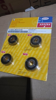 4 PCS Bearing CVT Honda Beat Vario 6002-2rs1/c3h Ori Aspira Astra Otoparts