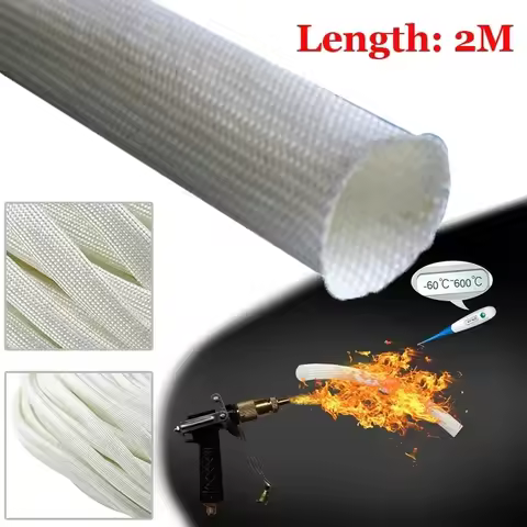 For Webasto /Eberspacher Heaters 22mm &24mm Exhaust Pipe Glass Fibre Thermal Hose Insulation Exhaust