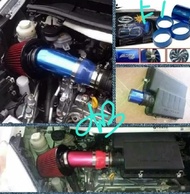 Myvi Alza Intake Pipe Air Intake Open Pod FI Double Fan + Aluminium Air Intake Pipe + Air Filter