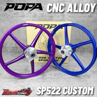 POPA SP522 CUSTOM HUB RIM 1.4/1.4x17 Y15ZR Y16/ SP522 CUSTOM HUB PURPLE Merah Hijau Biru/ SP522 CUST