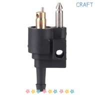 CRAFTML  Tank Connector, Plastics Male Thread Motor Boat Accessories, Outboard Engine Black Male Con